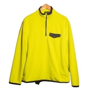 Ralph Lauren Polo Vintage Y2K Yellow Lime Pullover Size Large